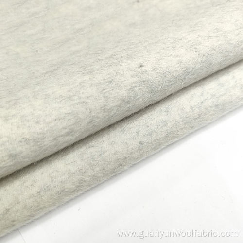 Wool polyester Double Sided Alpaca Coat Fabric